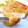 fried cheese<br> saganaki